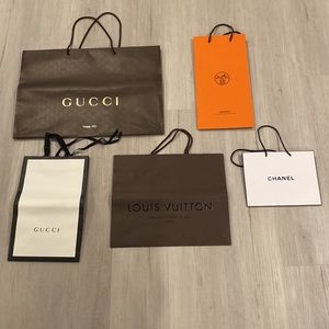 Selling all 5 authentic designer bags. Gucci, Hermes, Chanel, Louis Vuitton